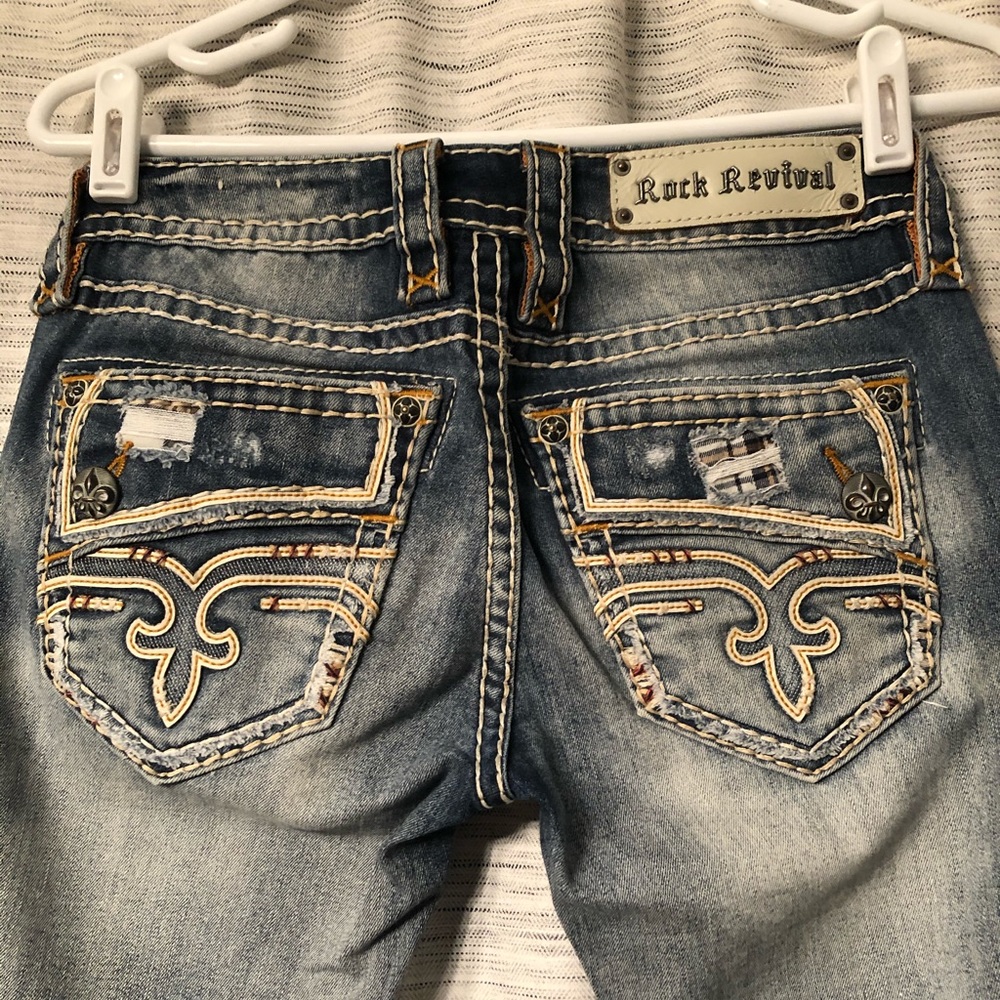 Rock Revival Cameo Bootcut Jeans Size 25